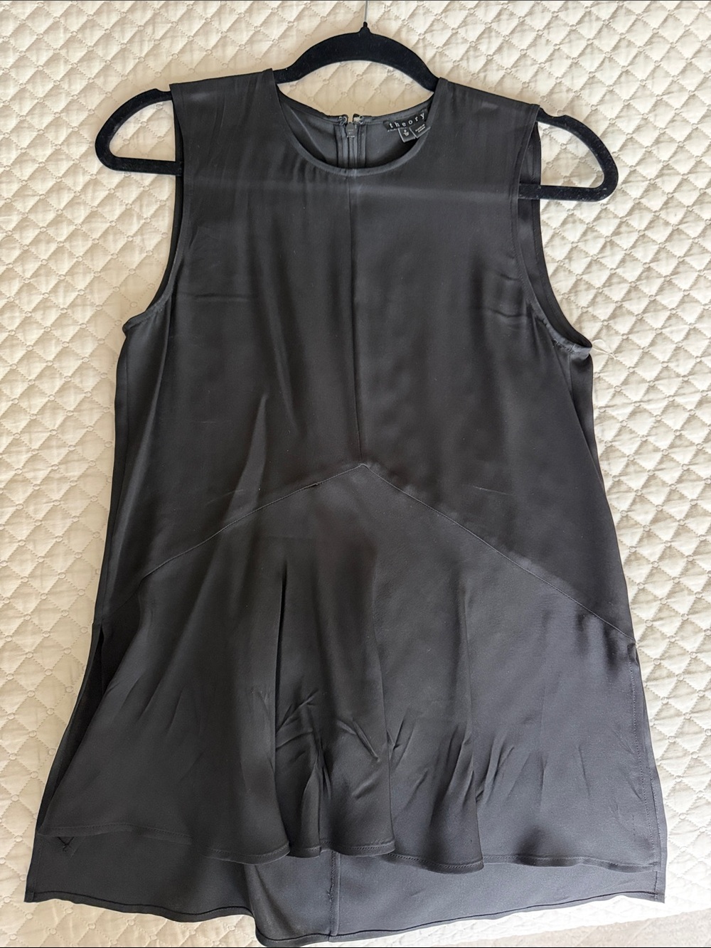 Theory Black Sleeveless Tunic